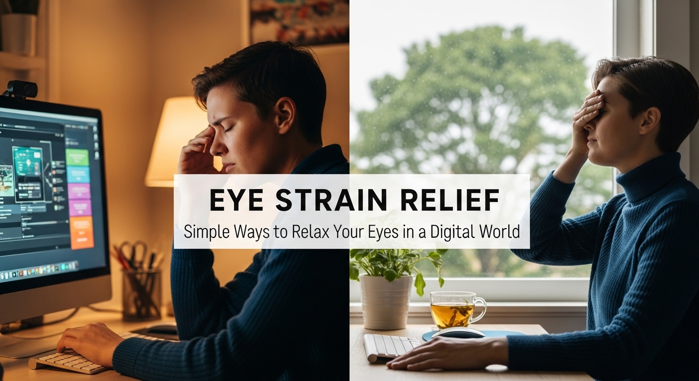 Read more about the article Eye Strain Relief: Simple Ways to Relax Your Eyes in a Digital World