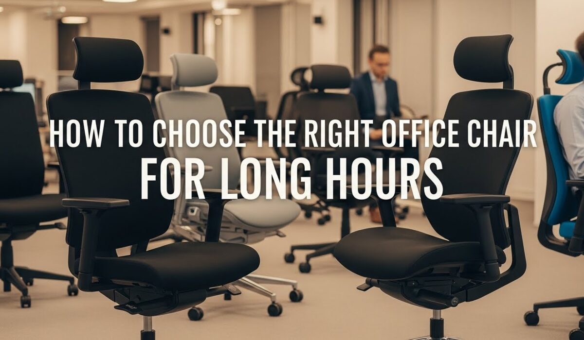 How to Choose the Right Office Chair for Long Hours