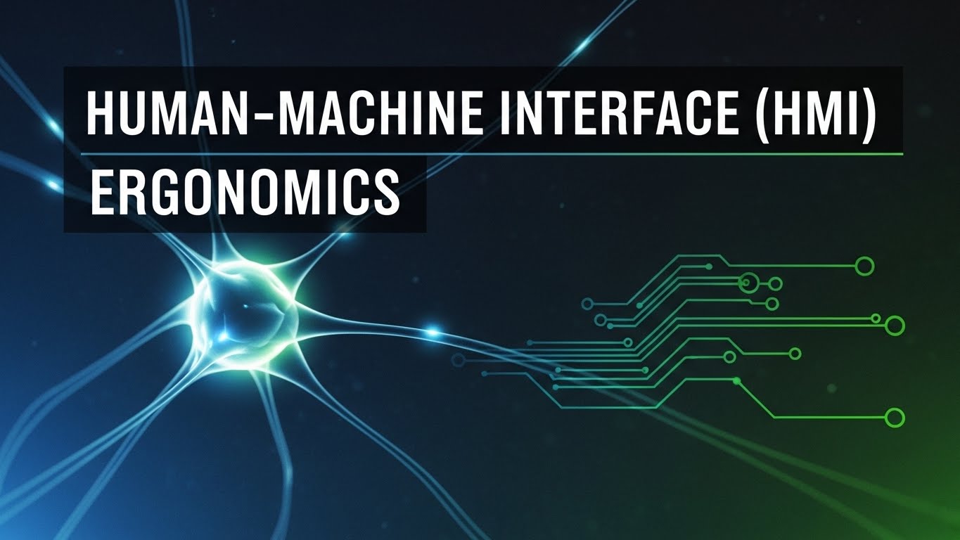Read more about the article 🤝 HUMAN–MACHINE INTERFACE (HMI) ERGONOMICS 🤝