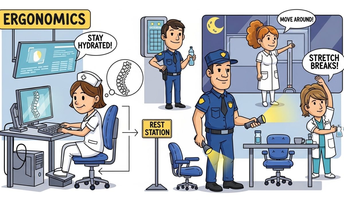 ERGONOMICS FOR SHIFT WORK AND NIGHT WORK