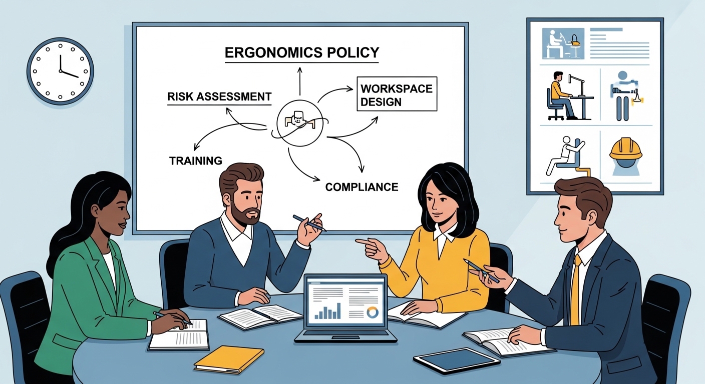 Read more about the article ERGONOMICS POLICY DEVELOPMENT FOR ORGANIZATIONS
