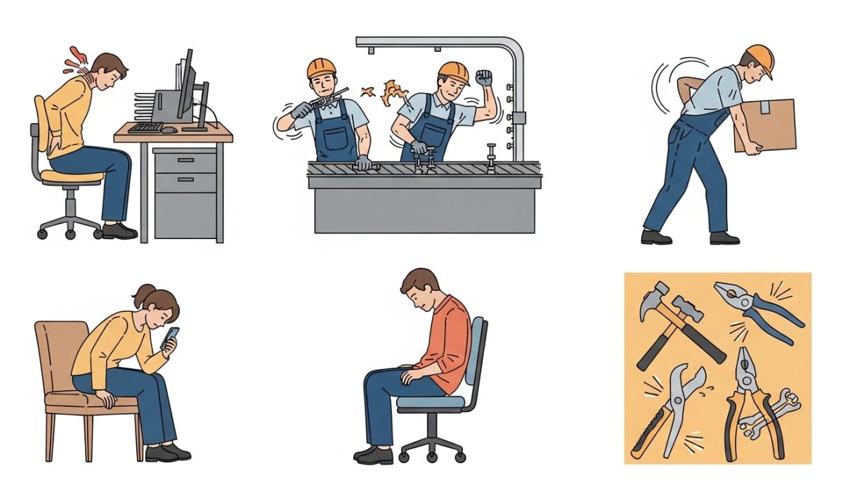 TOP 5 ERGONOMIC HAZARDS IN MALAYSIAN WORKPLACES