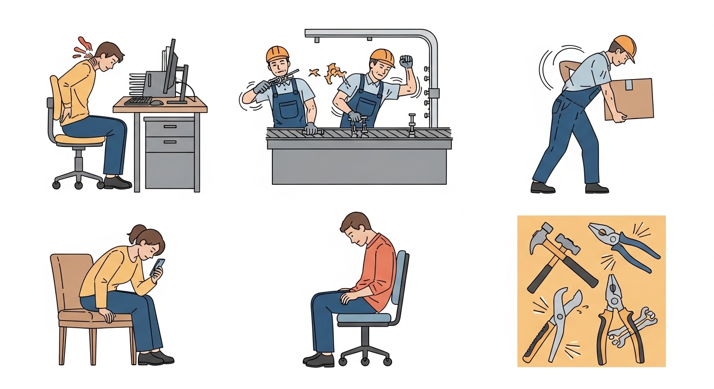 Read more about the article TOP 5 ERGONOMIC HAZARDS IN MALAYSIAN WORKPLACES