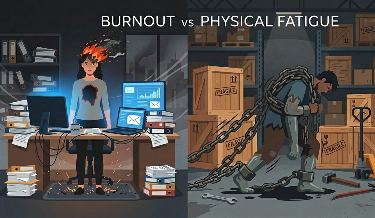 BURNOUT VS PHYSICAL FATIGUE: UNDERSTANDING THE DIFFERENCE