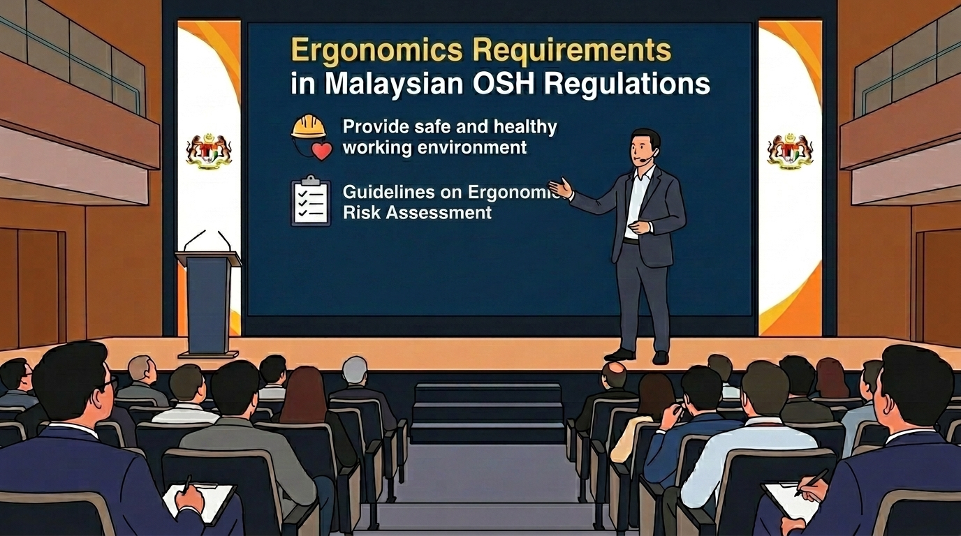Read more about the article ERGONOMICS REQUIREMENTS IN MALAYSIAN OSH REGULATIONS