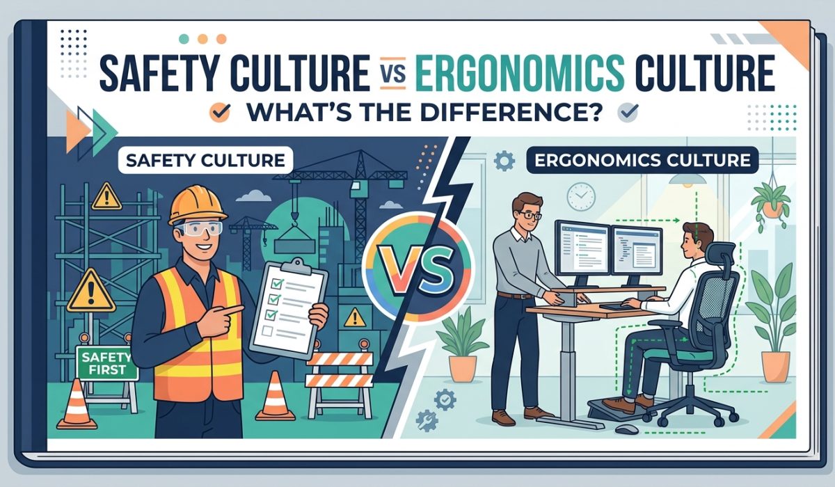 SAFETY CULTURE VS ERGONOMICS CULTURE : WHAT’S THE DIFFERENCES?